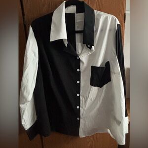Black and White Women’s Blouse